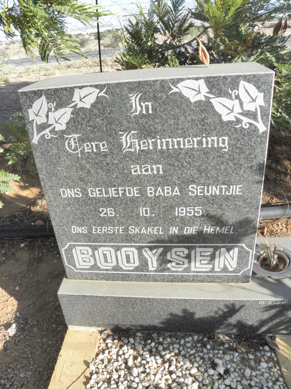 BOOYSEN 1955-1955
