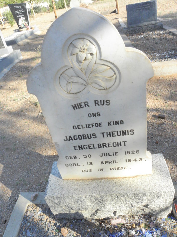 ENGELBREGHT Jacobus Theunis 1926-1942