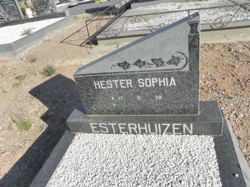 ESTERHUIZEN Hester Sophia 1938-