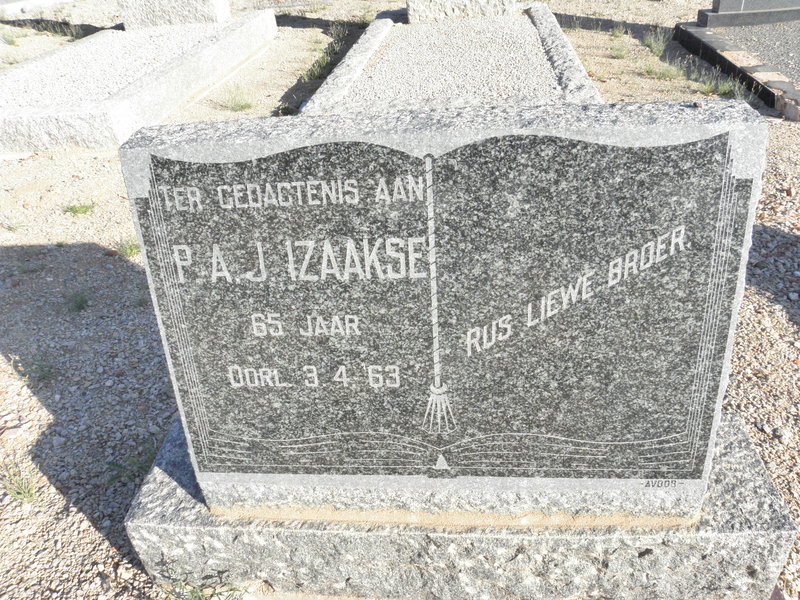 IZAAKSE P.A.J. -1963
