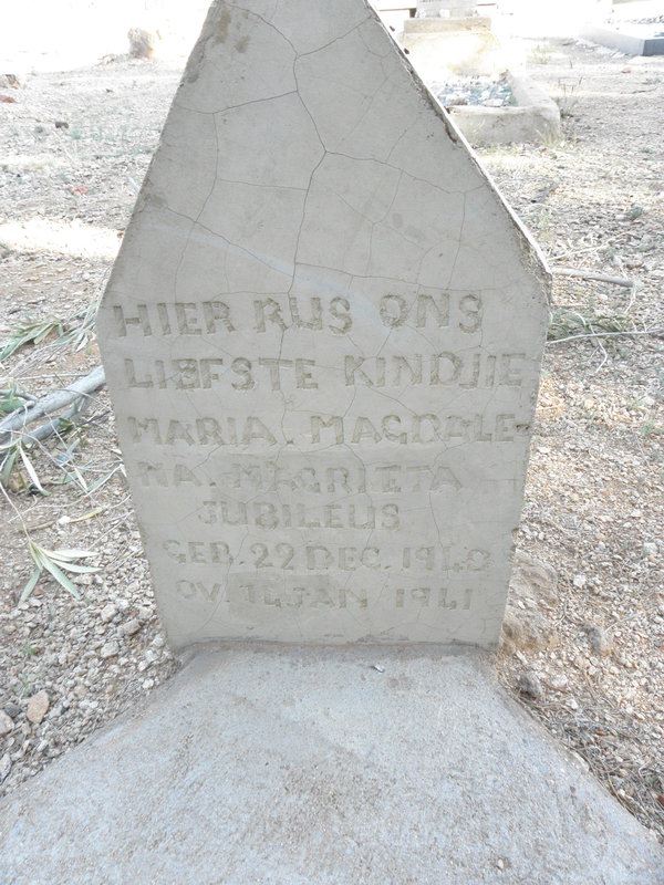 JUBELIUS Maria Magdalena Magrieta 1940-1941