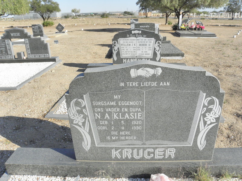 KRUGER N.A. 1920-1990