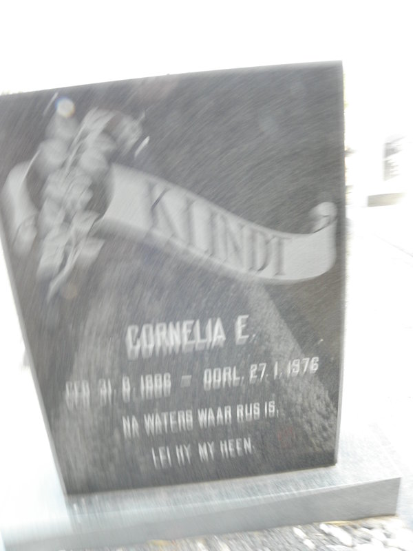 KLINDT Maria E. 1886-1976
