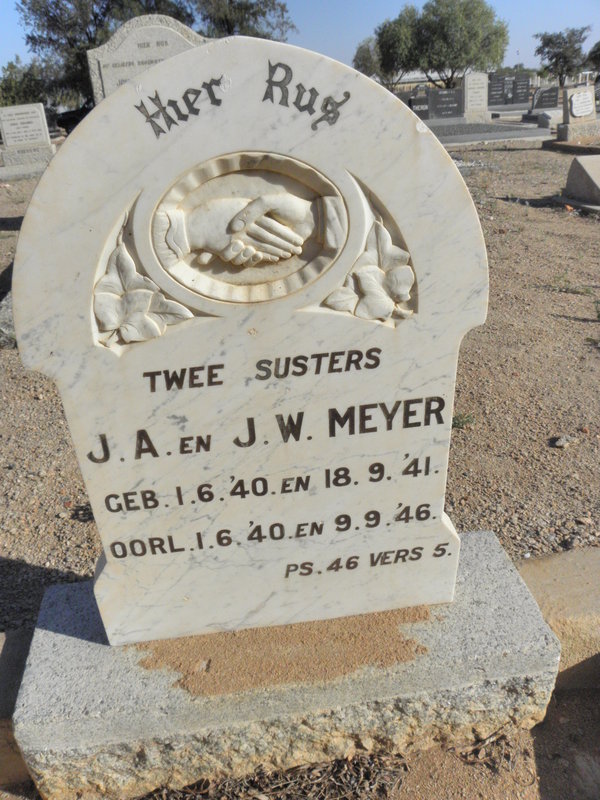 MEYER J.A. 1940-1941 :: MEYER J.W. 1940-1946