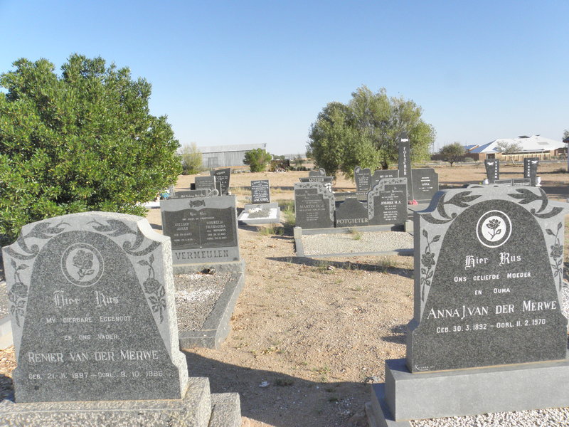 MERWE Renier, van der 1897-1966 &amp; Anna J. 1892-1970