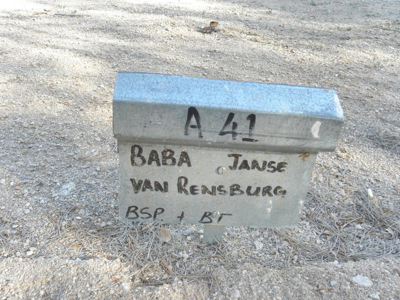 RENSBURG Janse van