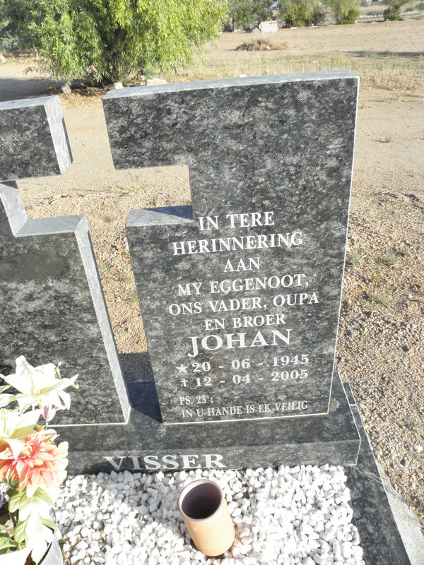 VISSER Johan 1945-2005
