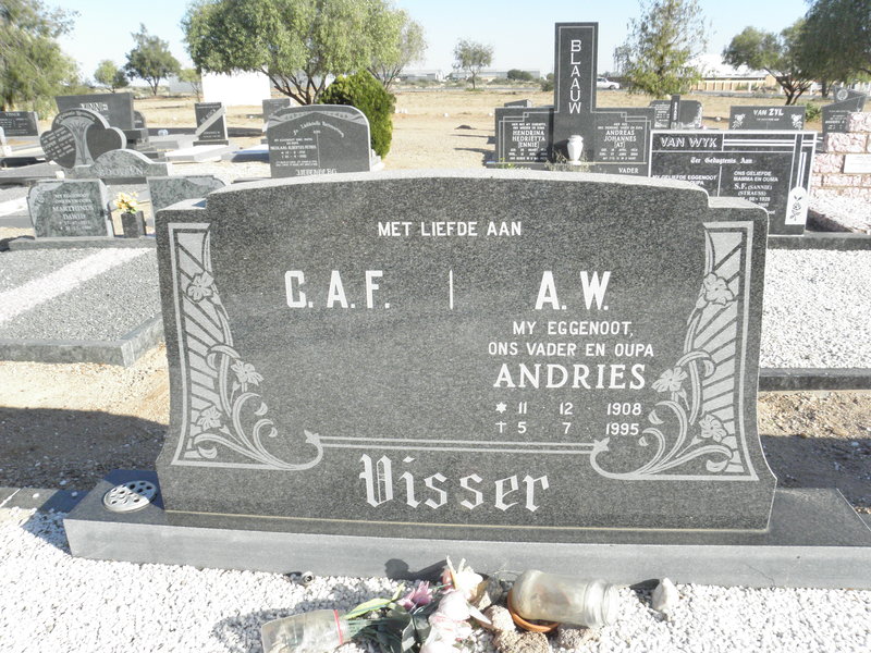 VISSER A.W. 1908-1995 &amp; C.A.F.