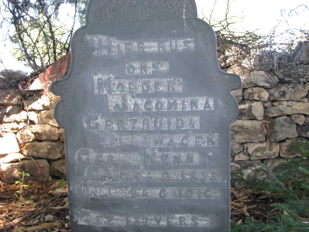 OLLEWAGEN Jacomina Gertruida nee HENN 1855-1916