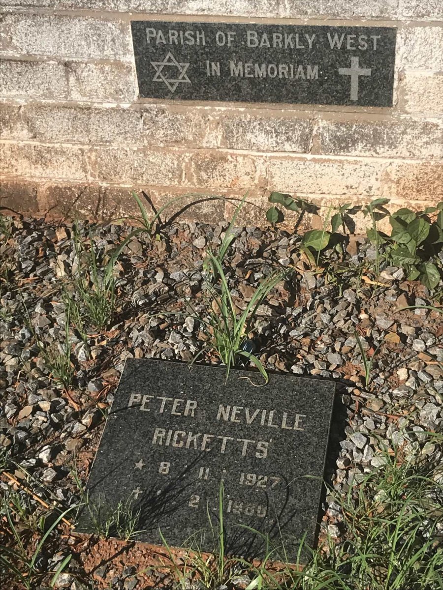 RICKETTS Peter Neville 1927-1980
