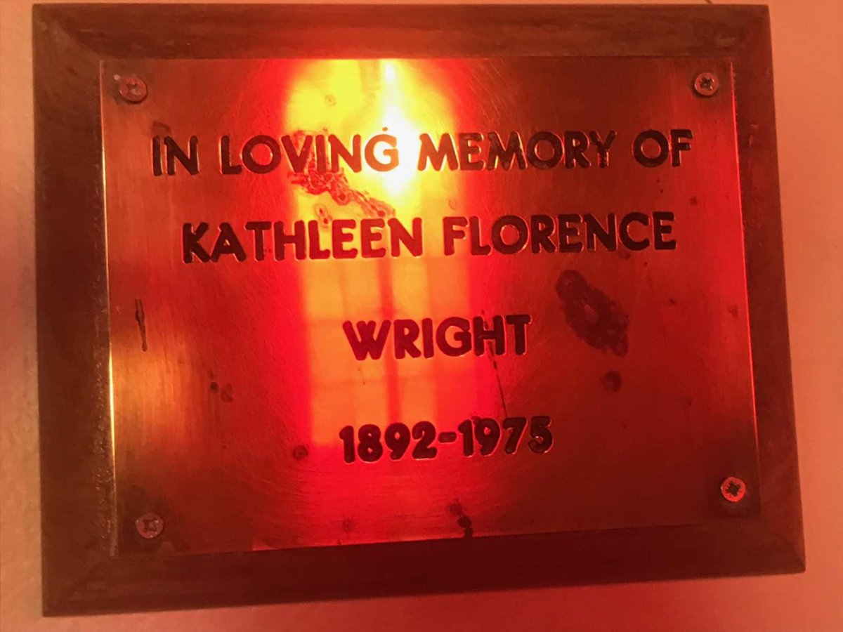 WRIGHT Kathleen Florence 1892-1975