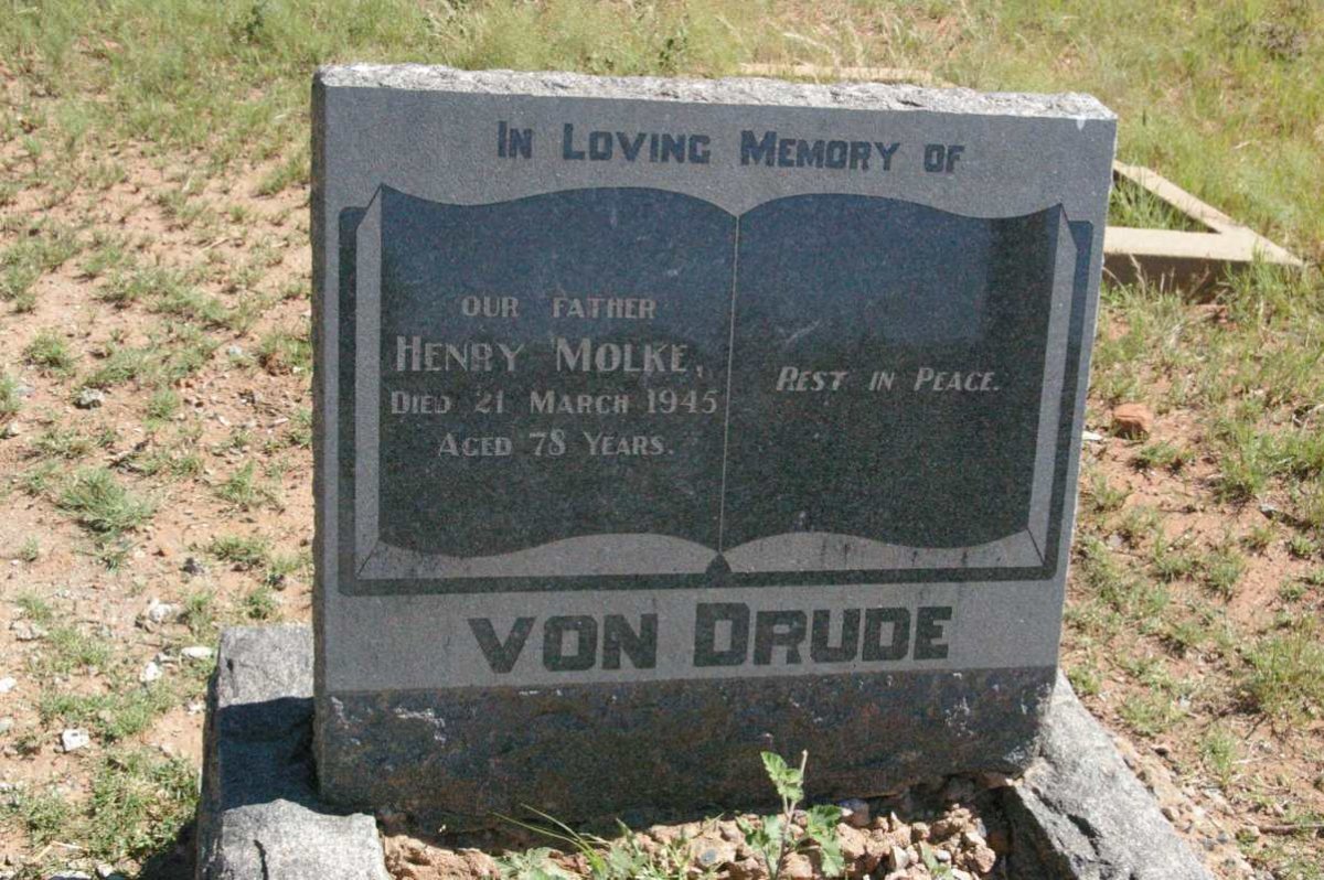 DRUDE Henry Molke, von -1945