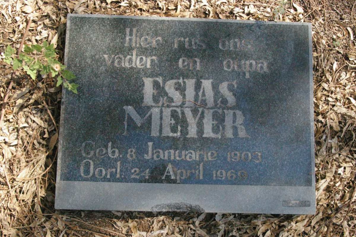 MEYER Esias 1903-196?