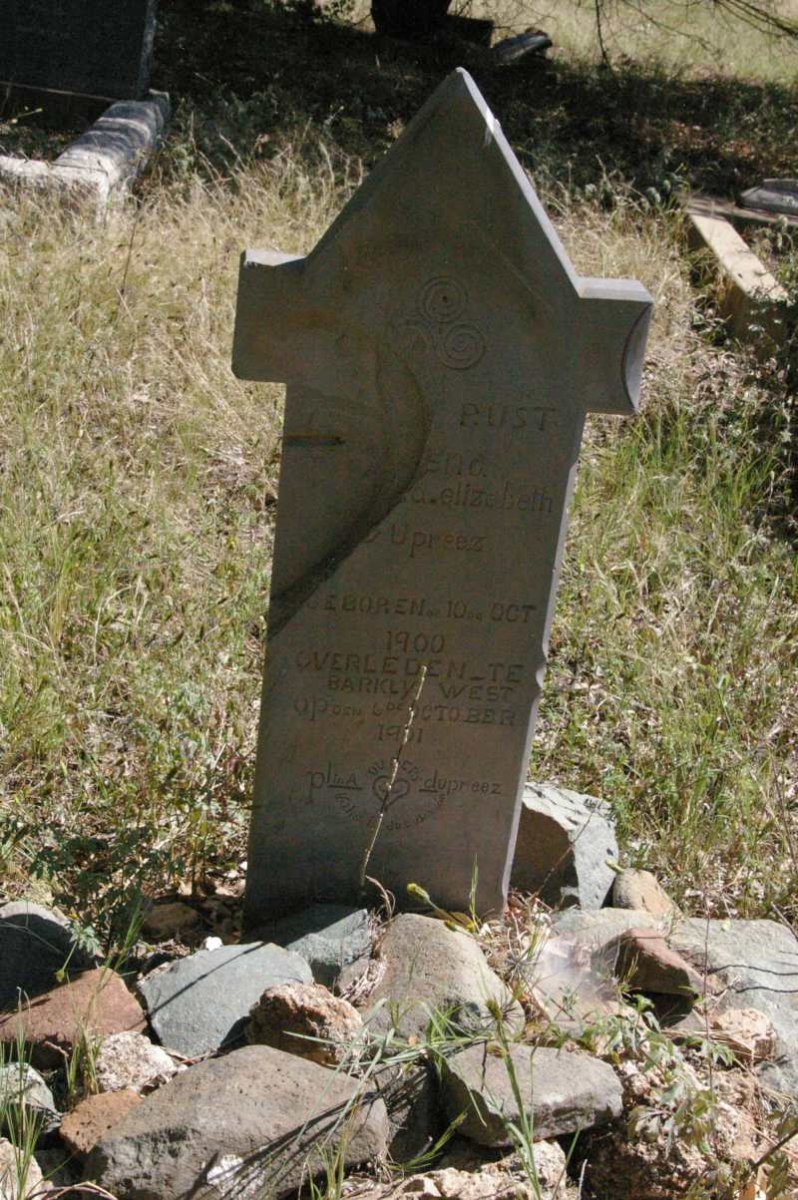 PREEZ ? Elizabeth, du 1900-1901