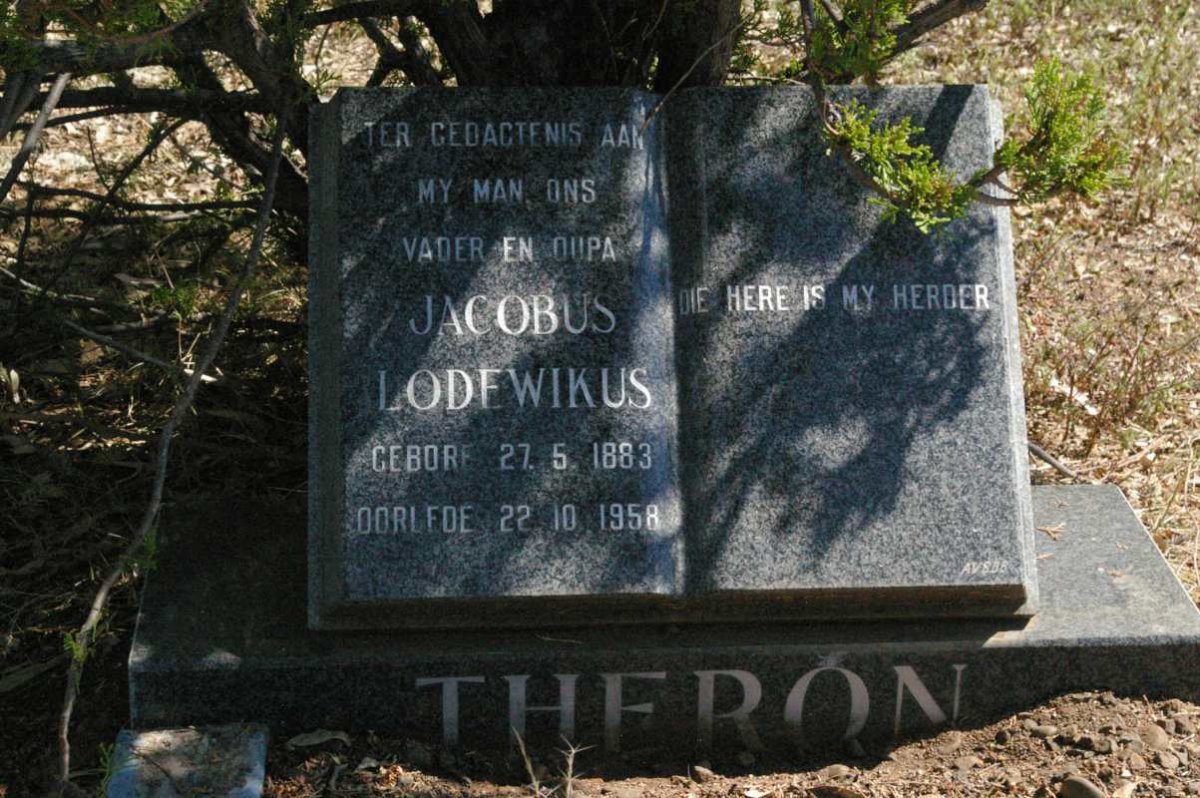 THERON Jacobus Lodewikus 1883-1958