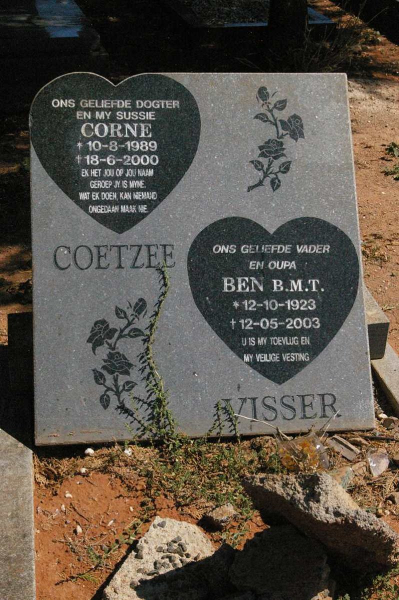 VISSER B.M.T. 1923-2003 :: COETZEE Corne 1989-2000