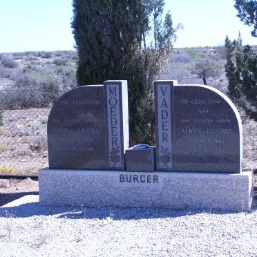 BURGER Alwyn Jacobus 1897-1969 &amp; Louisa Jacoba 1898-1966