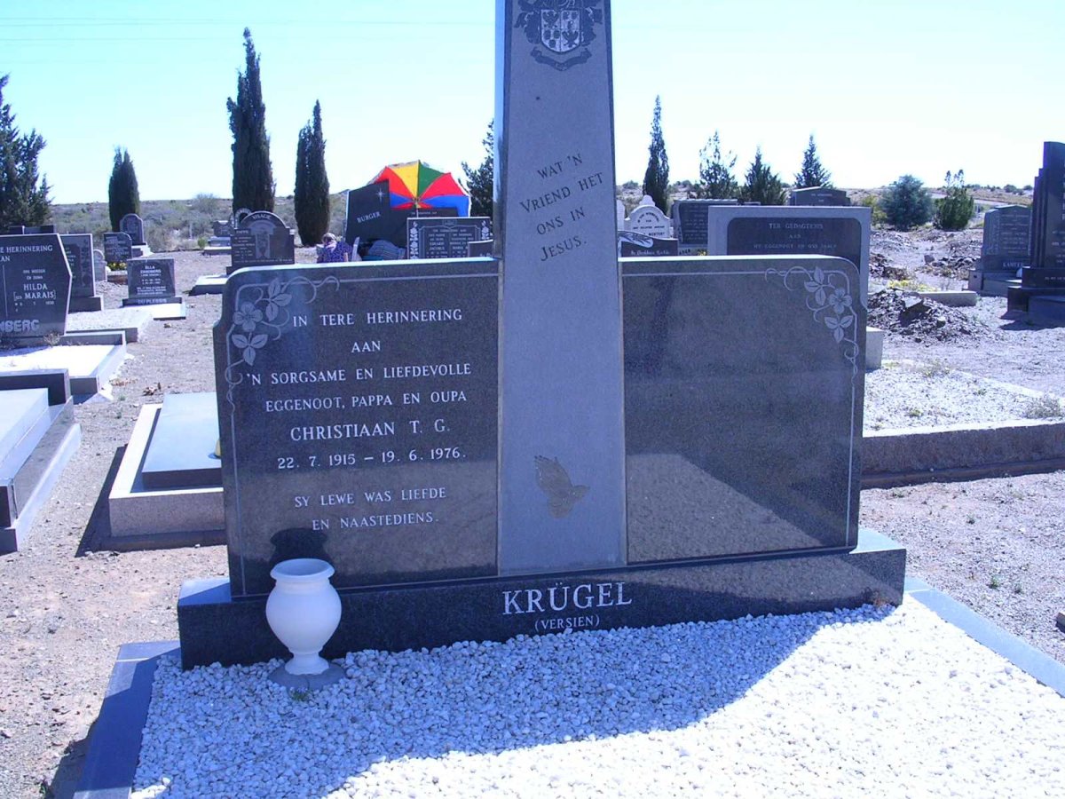 KRÜGEL Christiaan T.G. 1915-1976
