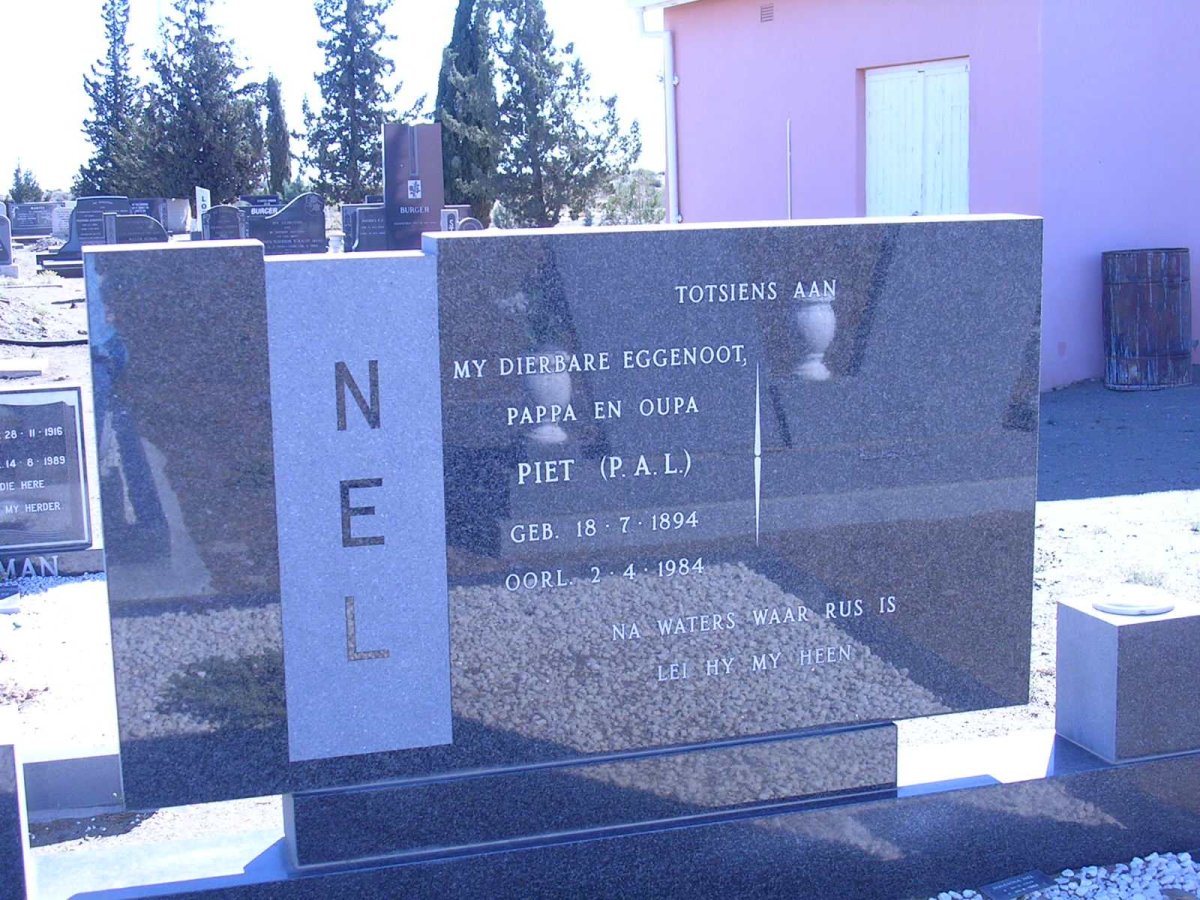 NEL P.A.L. 1894-1984