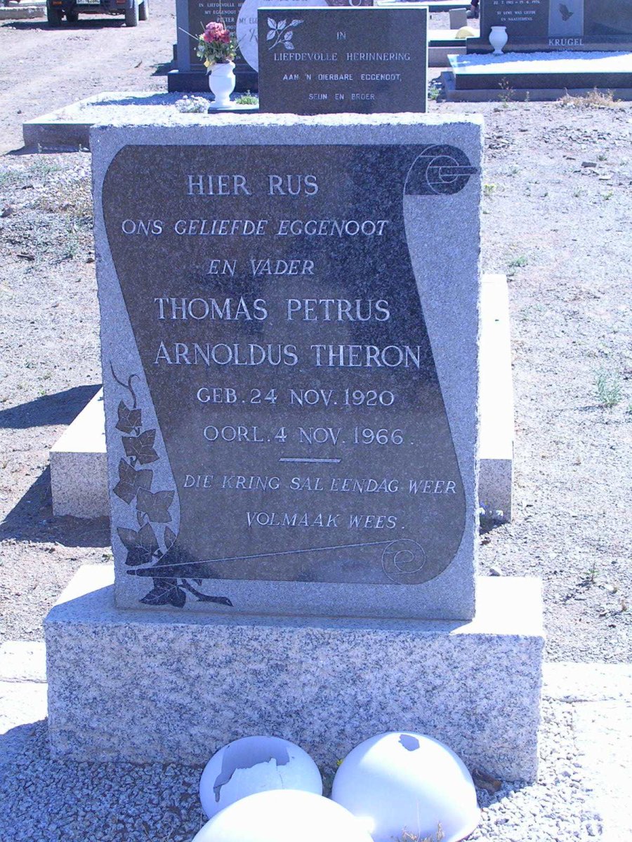 THERON Thomas Petrus Arnoldus 1920-1966