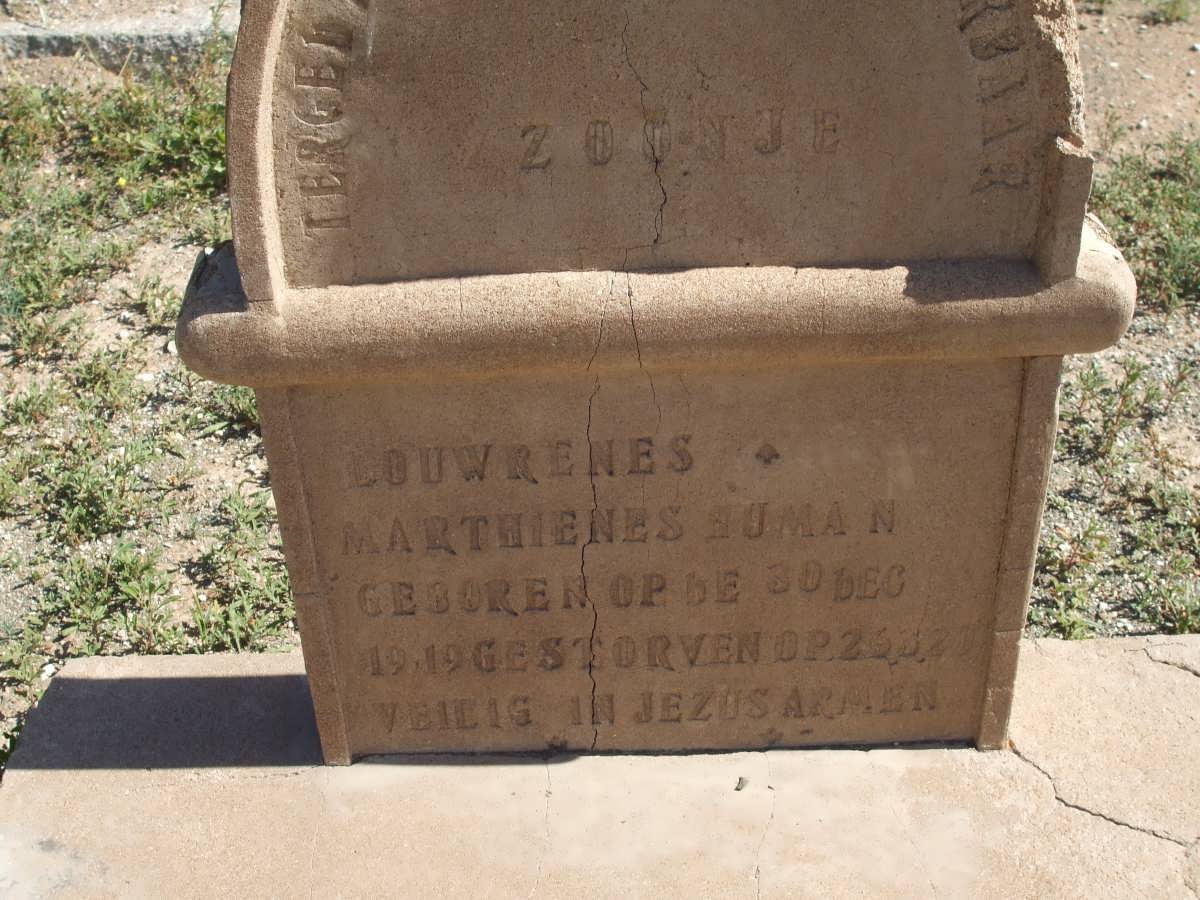 HUMAN Louwrenes Marthienes  1919-1921