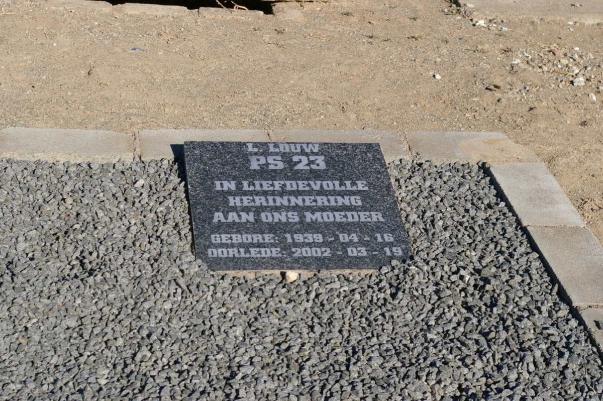 LOUW L. 1939-2002