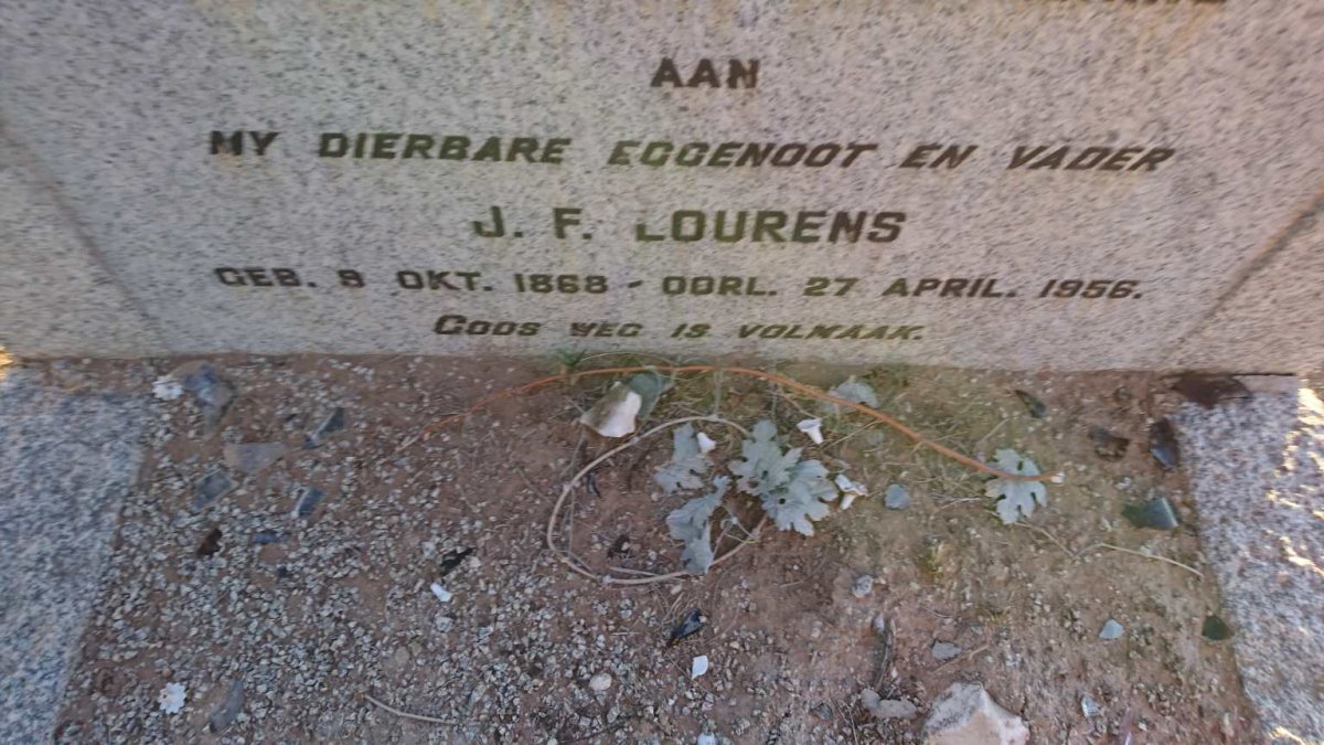 LOURENS J.F. 1868-1956