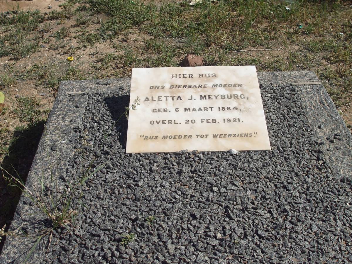 MEYBURG Aletta J. 1864-1921