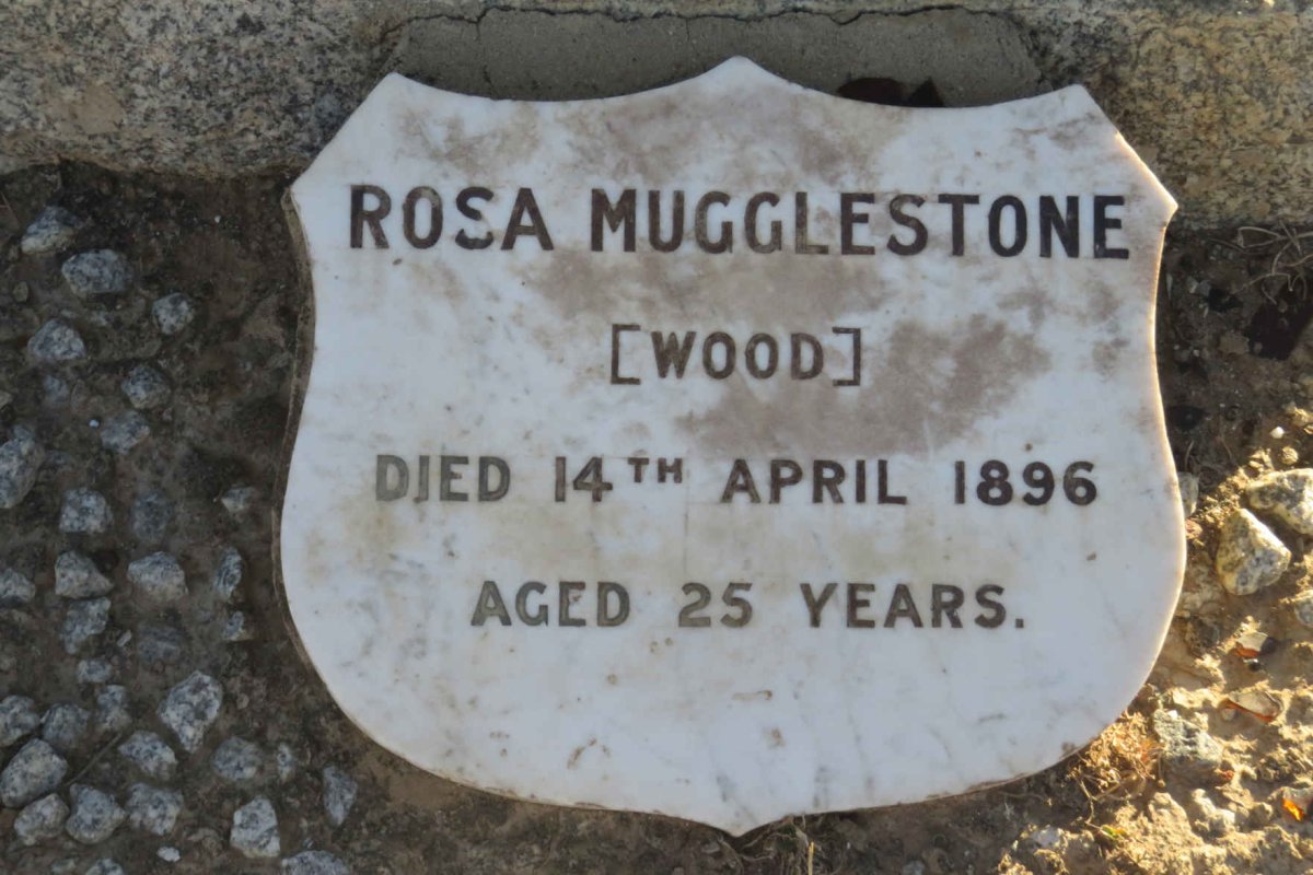 MUGGLESTONE Rose nee WOOD -1896