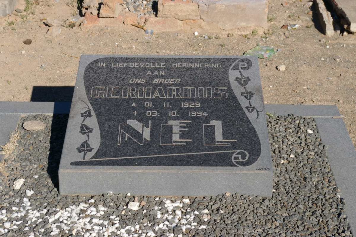 NEL Gerhardus 1929-1994