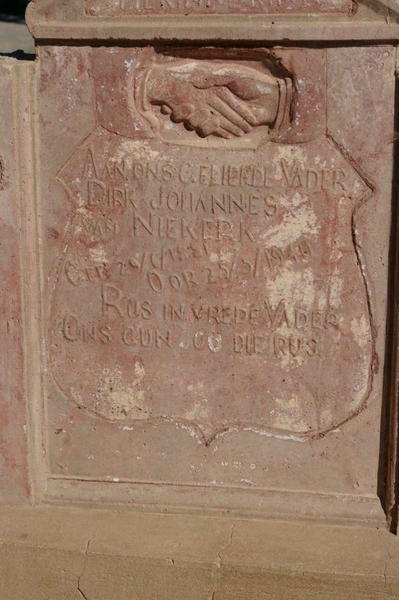 NIEKERK Dirk Johannes, van 1881-1940 &amp; Johanna Cicilia FAUL 1885-1952