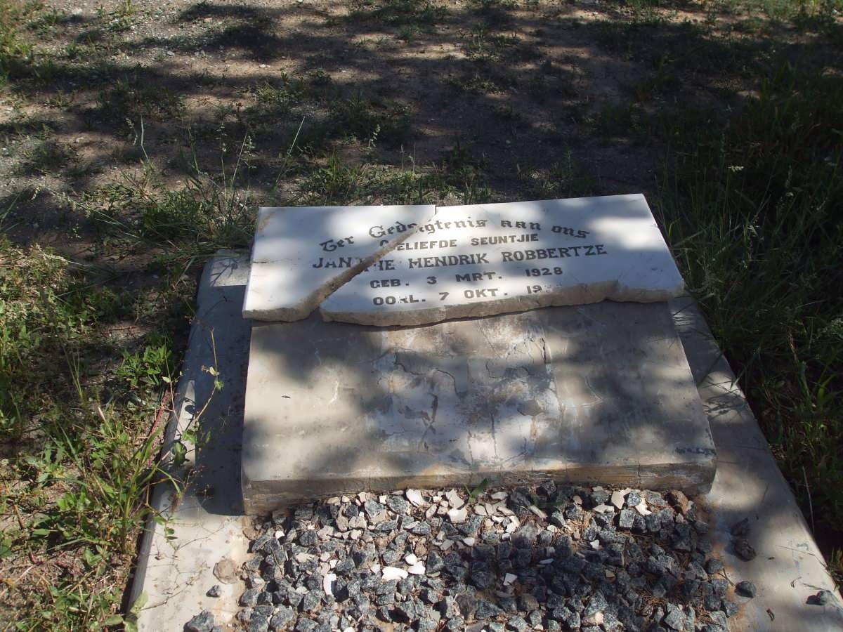 ROBBERTZE Jannie Hendrik 1928-19??