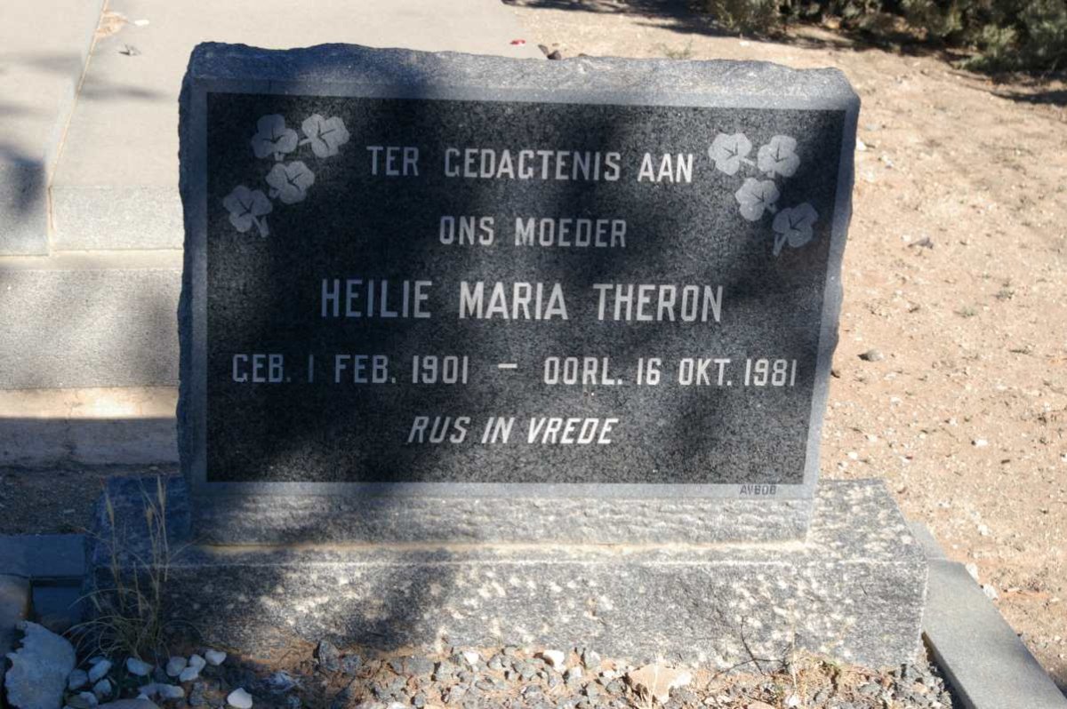 THERON Heilie Maria 1901-1981