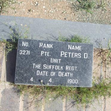 PETERS D. -1900