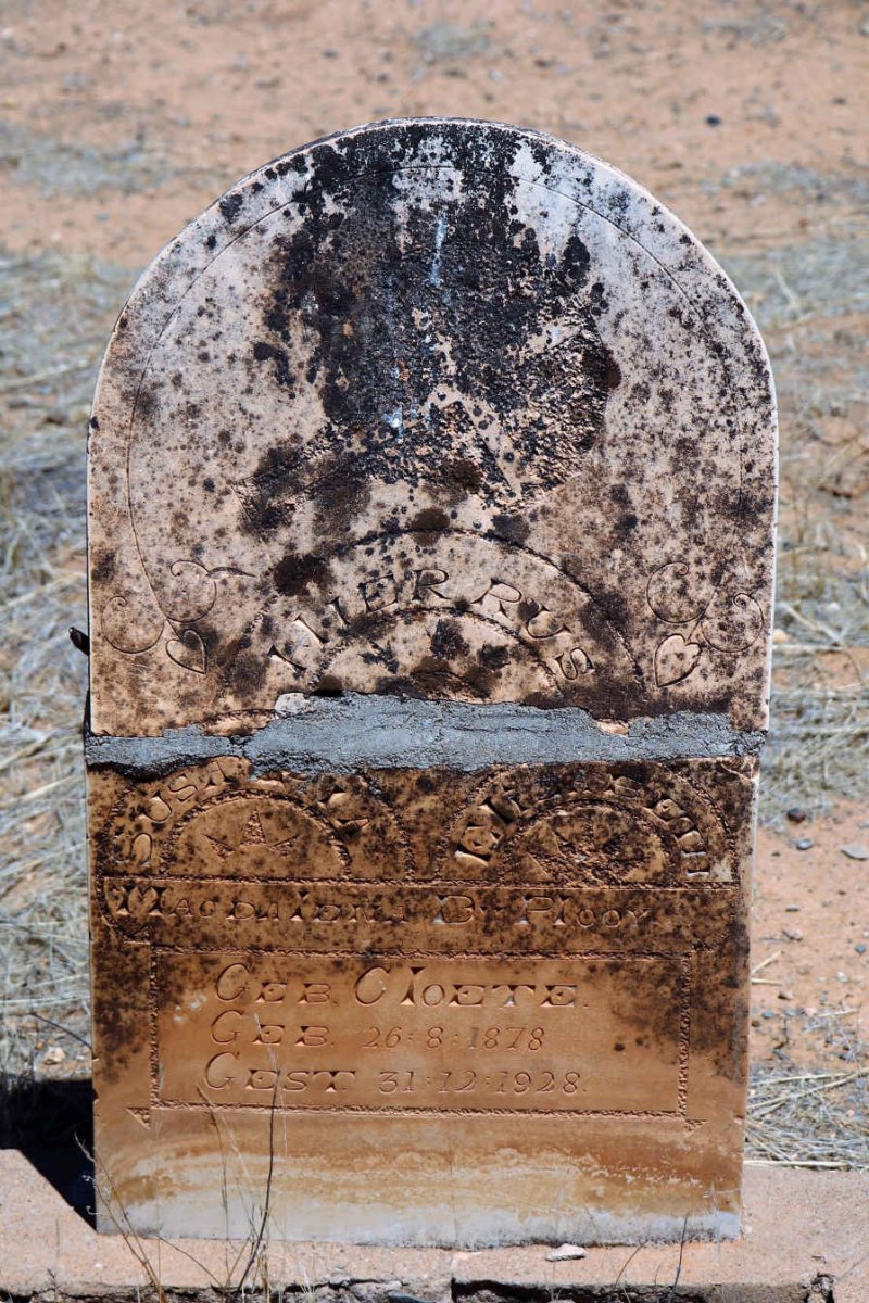 PLOOY Susanna Elizabeth Magdalena, du nee CLOETE 1878-1928
