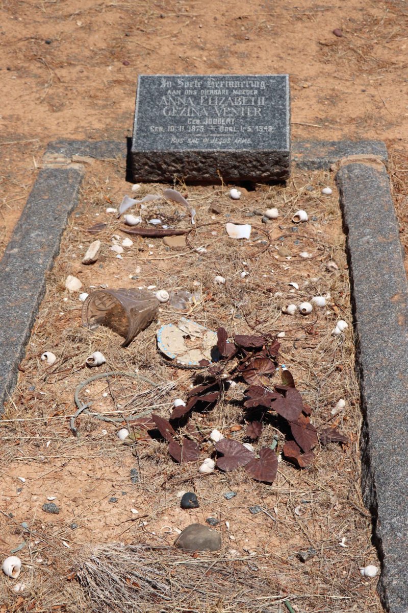 VENTER Anna Elizabeth Gezina nee JOUBERT 1875-1948