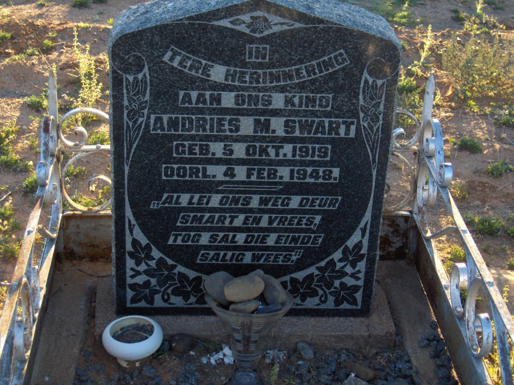 SWART Andries M. 1919-1948
