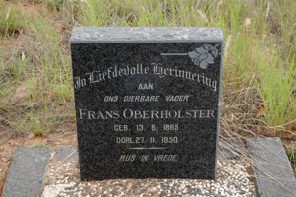 OBERHOLSTER Johannes Francois Petrus 1865-1990