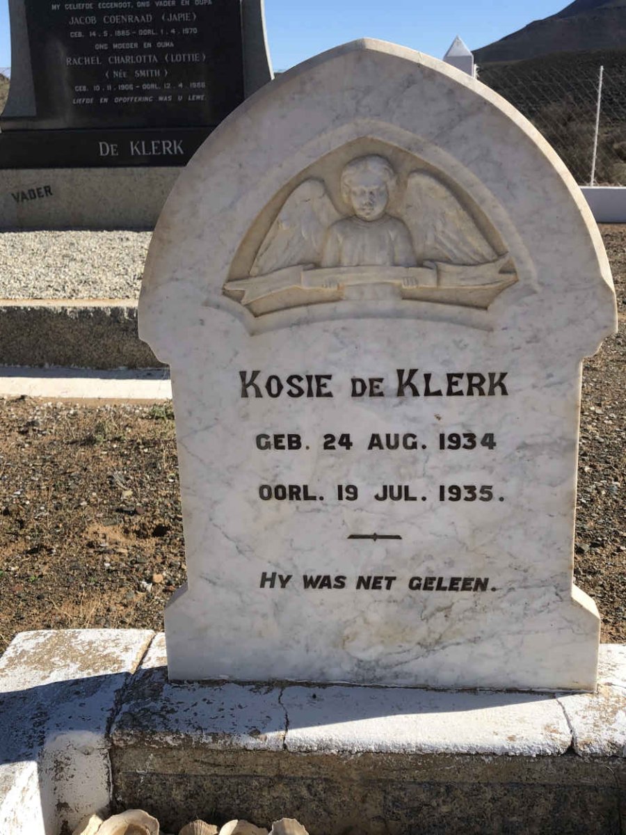 KLERK Kosie, de 1934-1935