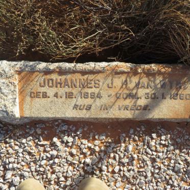 WYK Johannes J.P., van 1894-1960
