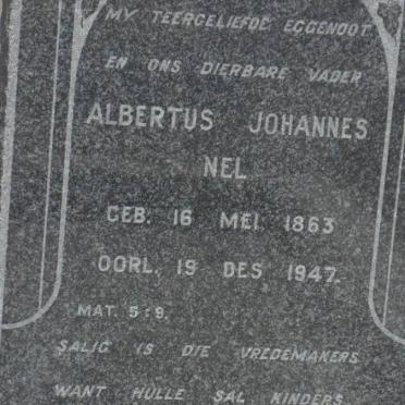 NEL Albertus Johannes 1863-1947
