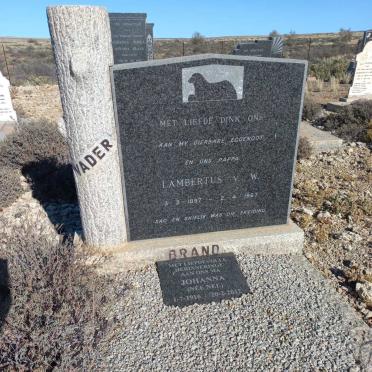 BRAND Lambertus V. W. 1897-1967 & Johanna NEL 1916-2012