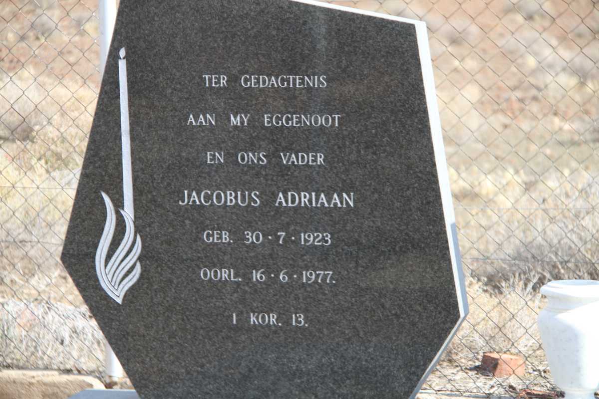 VLOK Jacobus Adriaan 1923-1977