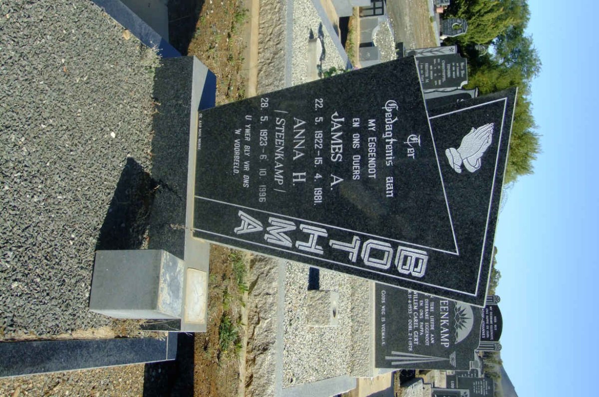BOTHA James A. 1922-1981 &amp; Anna H. STEENKAMP 1923-1996