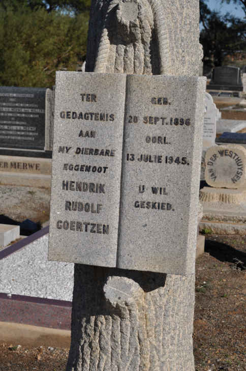 COERTZEN Hendrik Rudolf 1896-1945
