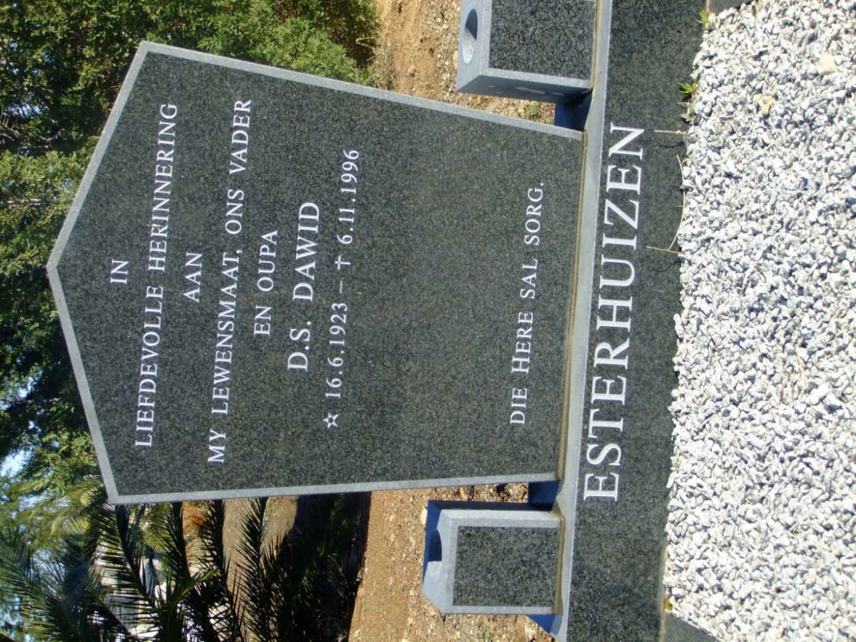 ESTERHUIZEN D.S. Dawid 1923-1996