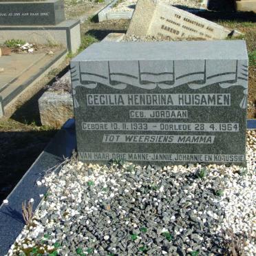 HUISAMEN Cecilia Hendrina nee JORDAAN 1933-1964