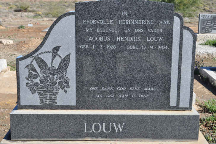 LOUW Jacobus Hendrik 1928-1964
