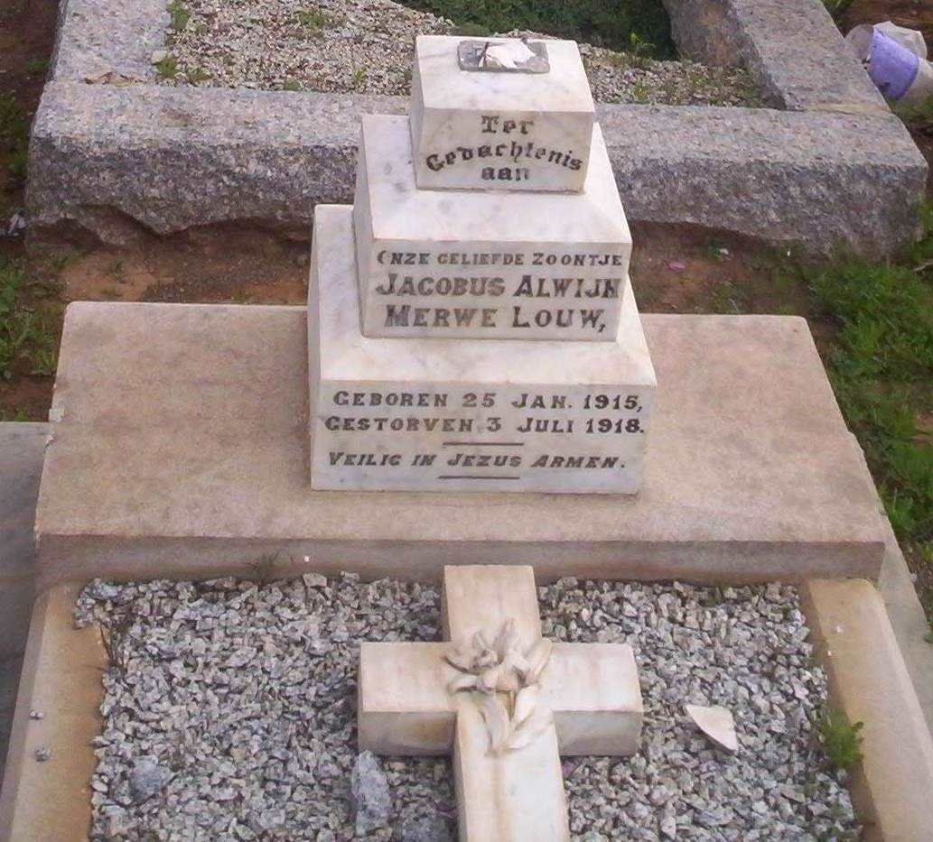 LOUW Jacobus Alwijn Merwe 1915-1918