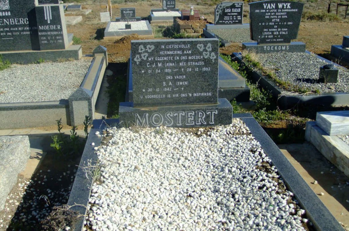 MOSTERT S.A. 1942- &amp; C.J.M. STRAUSS 1951-1993
